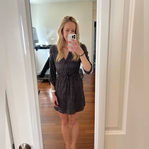 Loft Grey and Pink Dress